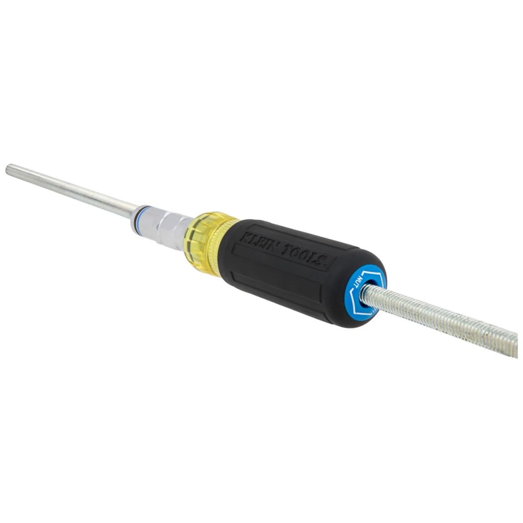 Klein Tools 32809MAGM 11-in-1 Magnetic Pass-Through Nut Driver | Metric Hex 5–19mm