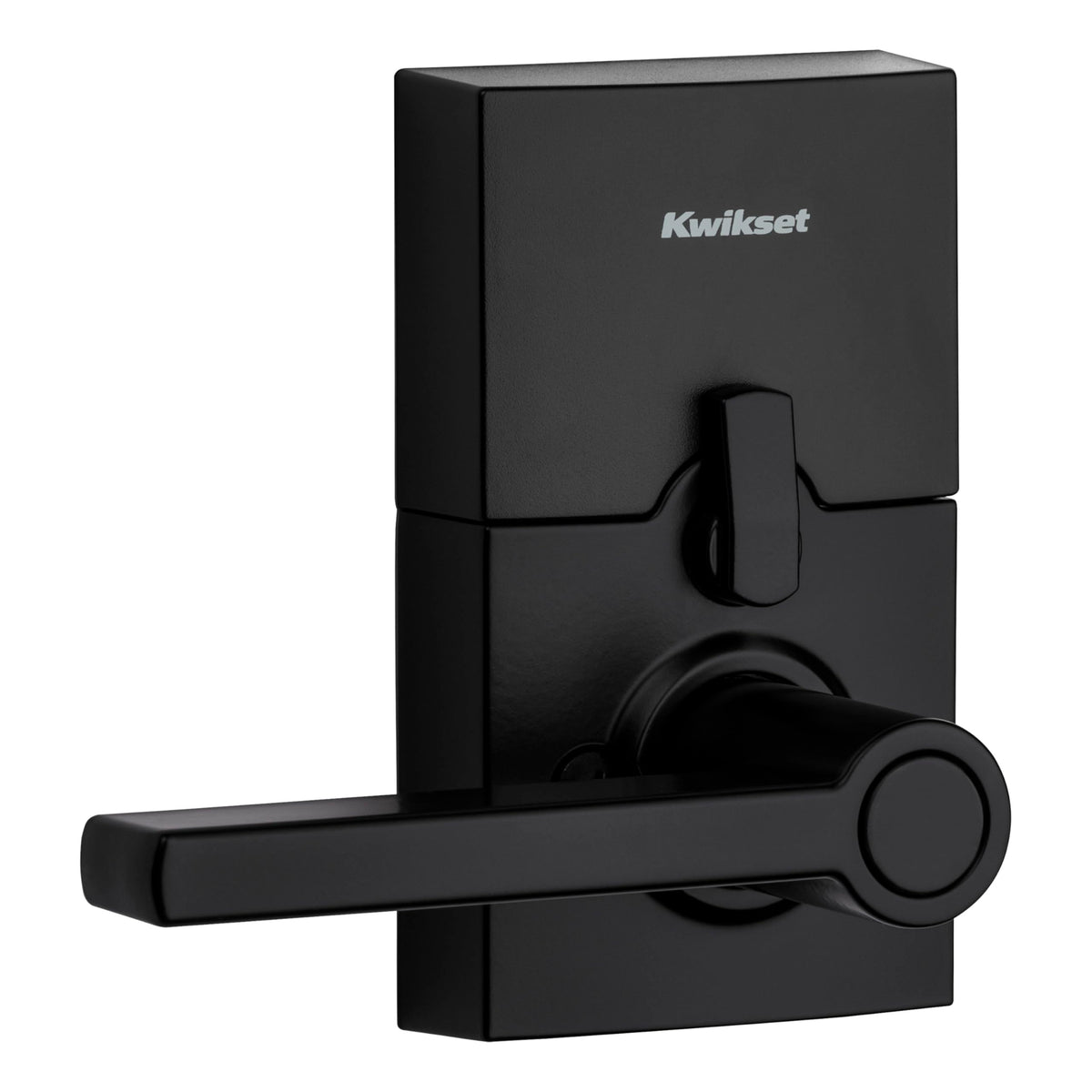 Kwikset SmartCode 917 Keypad Lever with Halifax Handle – Matte Black, SmartKey Security