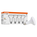 Sylvania ECO BR30 LED Bulb 65W Equivalent, 10W, Dimmable, Frosted 2700K Soft White – 4 Pack | LEDVANCE