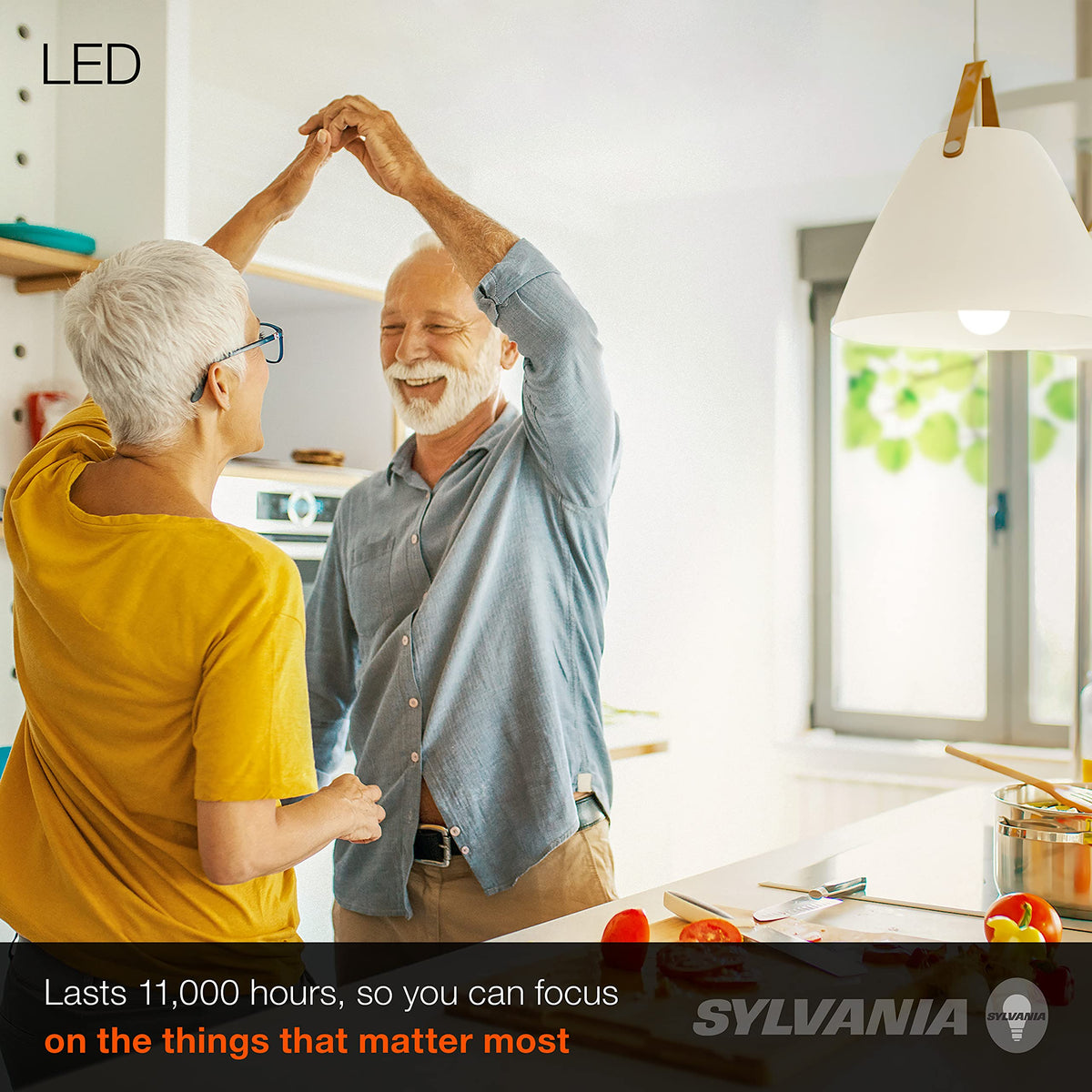 LEDVANCE Sylvania A19 LED Bulbs 14W (100W Equivalent) 1500 Lumens Frosted 2700K Soft White - 4 Pack