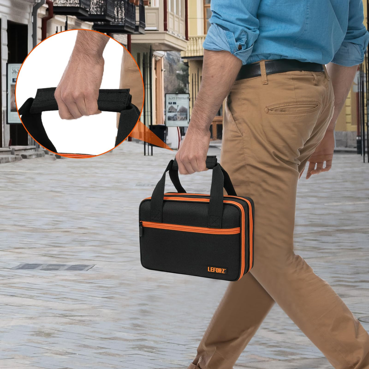 LEFOR·Z Carrying Case for Klein Tools ET310 Series – Double Layer, 6 Elastic Bands, Portable