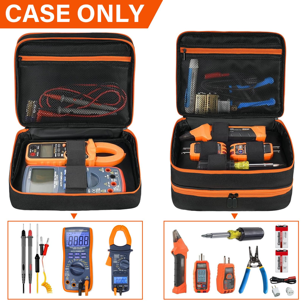 LEFOR·Z Carrying Case for Klein Tools ET310 Series – Double Layer, 6 Elastic Bands, Portable