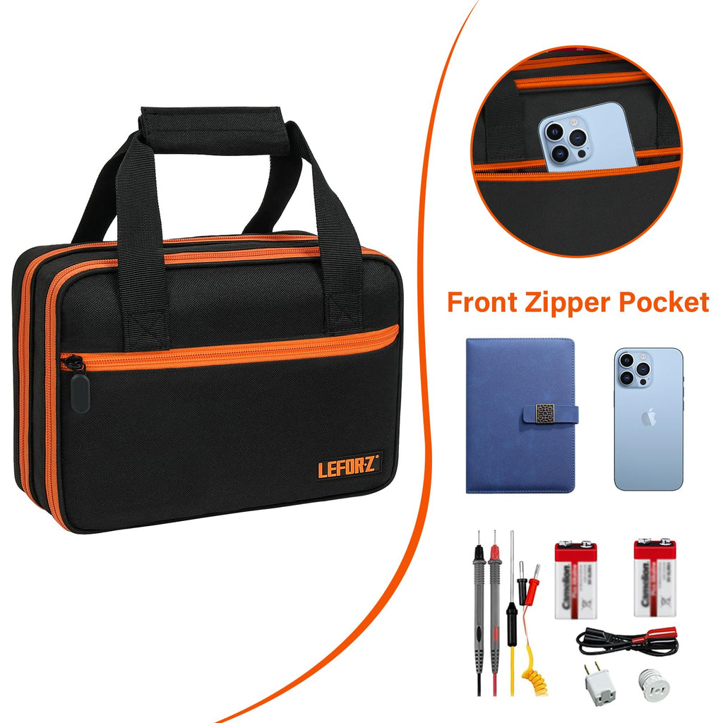LEFOR·Z Carrying Case for Klein Tools ET310 Series – Double Layer, 6 Elastic Bands, Portable