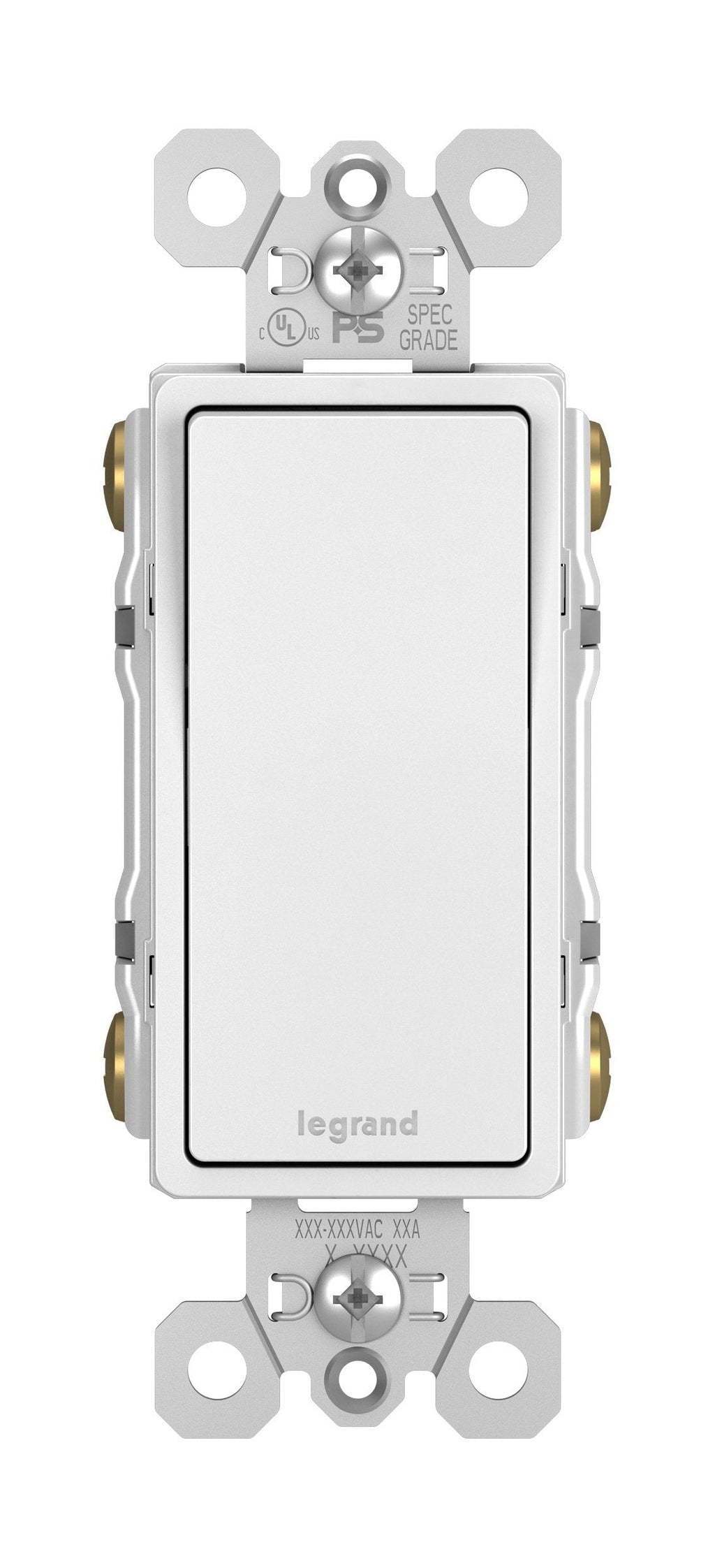 Legrand Radiant 4-Way Rocker Switch White — 15A Decorator Wall Switch (TM874WCC6)