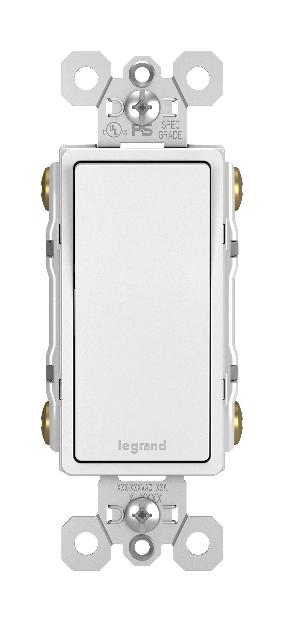 Legrand Radiant 4-Way Rocker Switch White — 15A Decorator Wall Switch (TM874WCC6)