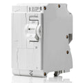 Leviton LB220-T 20A 2-Pole Plug-On Circuit Breaker – 120/240 VAC, Thermal Magnetic, White