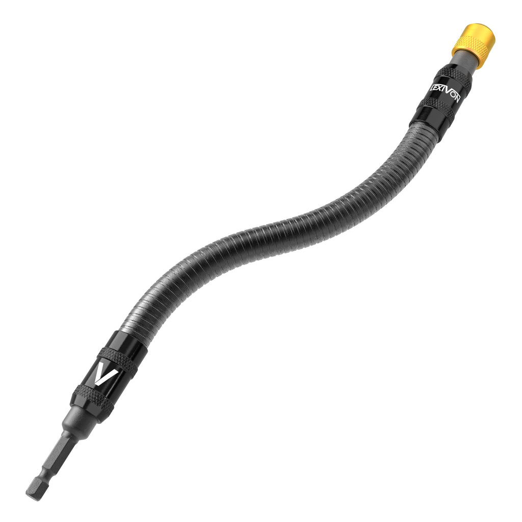 LEXIVON Drill Bit Holder 12-Inch Extension – Quick-Release, 1/4-Inch Hex Shank, 3600 RPM (LX-501)