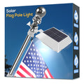 Little Joke Solar Flag Pole Light 6000K – 120 Lumen for 5ft–6ft Poles, Waterproof