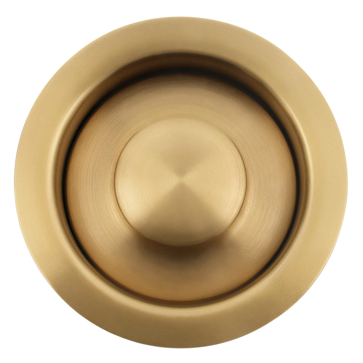 LQS Golden Kitchen Sink Garbage Disposal Flange & Stopper — Fits 3-1/2 inch Hole, Easy Install