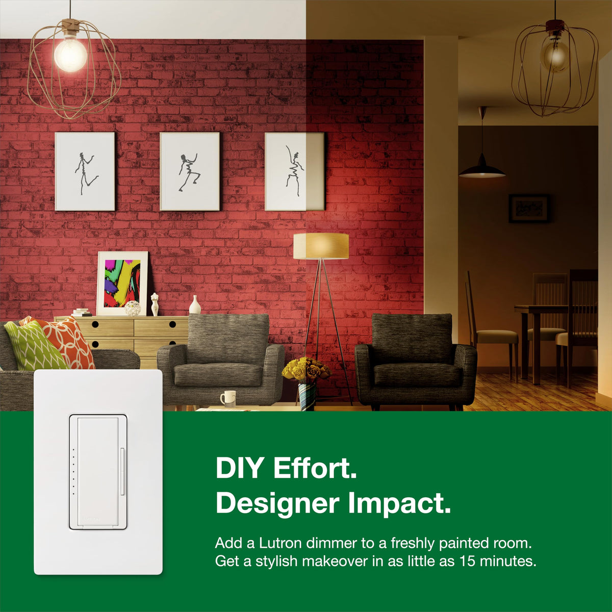 Lutron Maestro LED+ Dimmer Switch 3-Pack – 150W, Single-Pole/Multi-Location, White