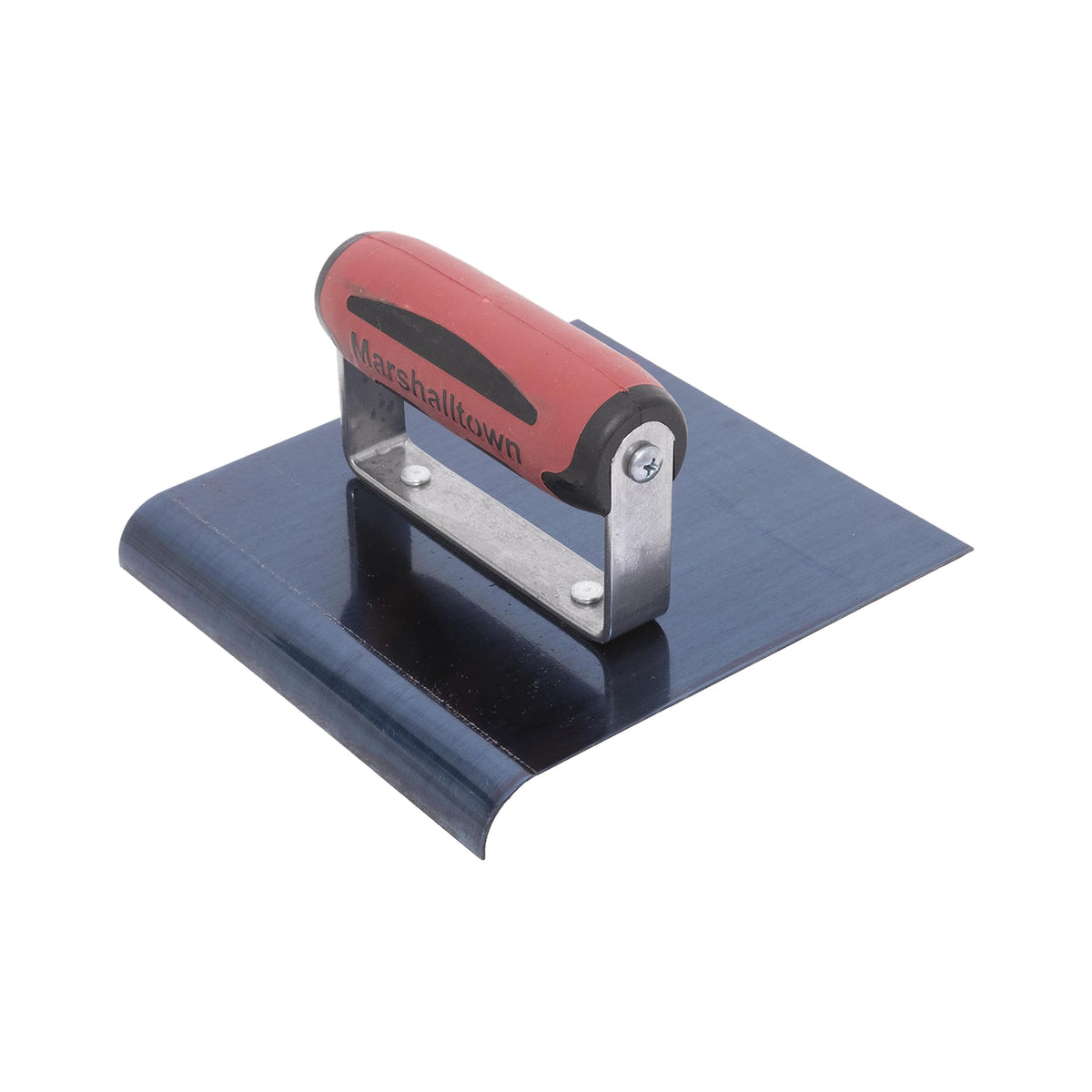 MARSHALLTOWN Straight Concrete Edger – 6x6 Blue Steel Blade, 1/2 Lip x 3/8 Radius – USA Made (162BD)