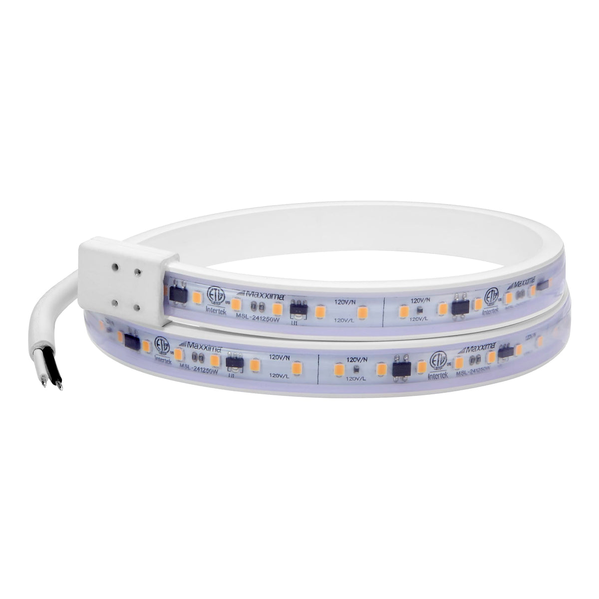 Maxxima 24 in. Hardwired LED Under Cabinet Strip Light — 920 Lumens, 3000K Warm White, 120V