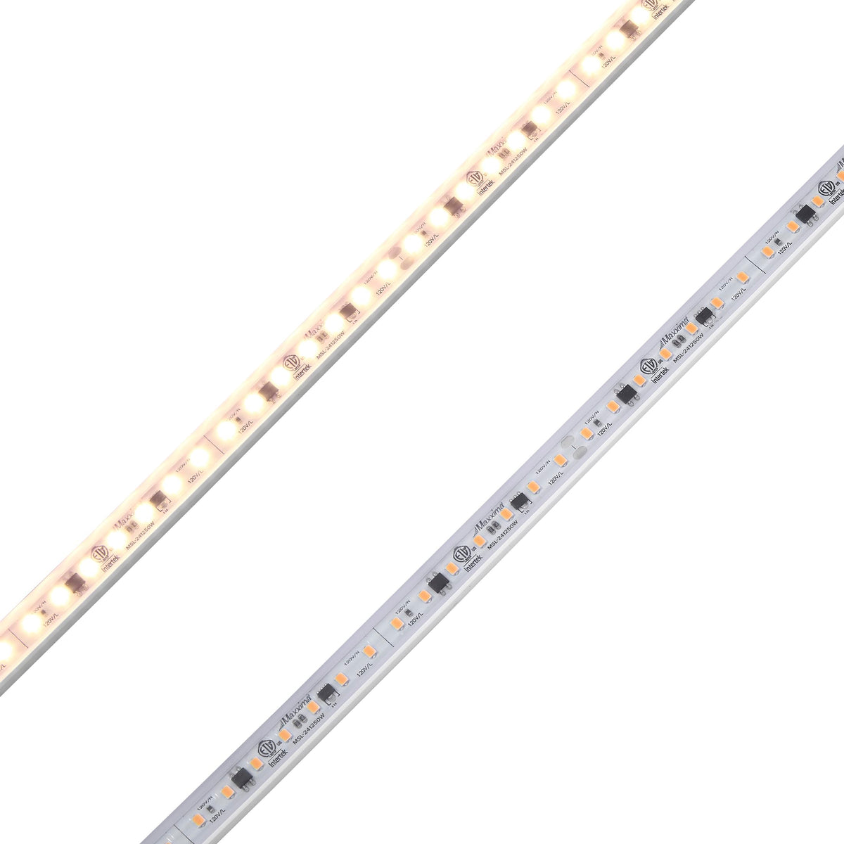 Maxxima 24 in. Hardwired LED Under Cabinet Strip Light — 920 Lumens, 3000K Warm White, 120V