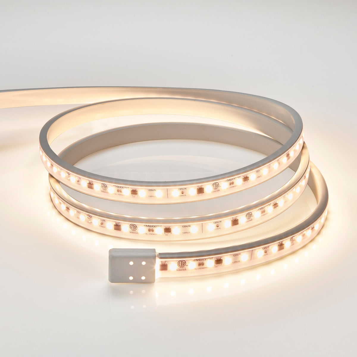 Maxxima 24 in. Hardwired LED Under Cabinet Strip Light — 920 Lumens, 3000K Warm White, 120V