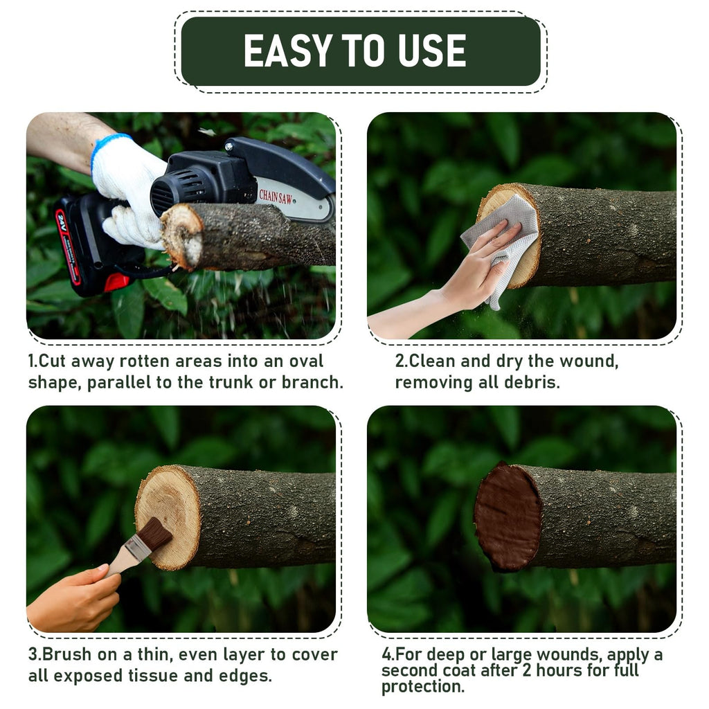 Meuvcol Tree Wound Sealer & Dressing – 500g Bark Repair & Grafting Sealant