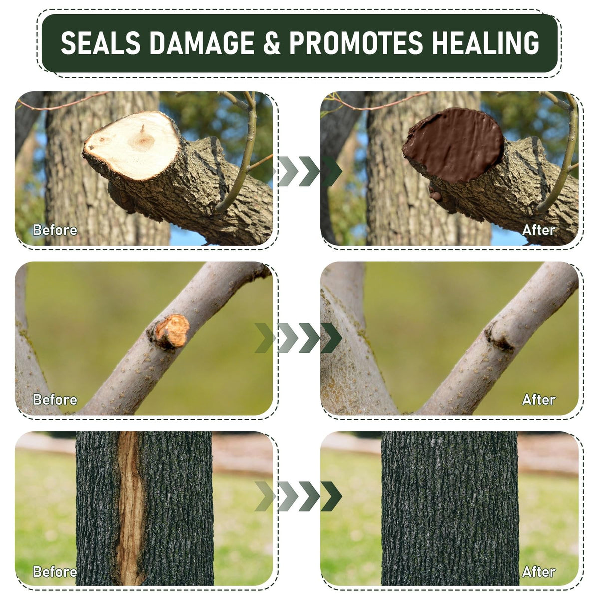 Meuvcol Tree Wound Sealer & Dressing – 500g Bark Repair & Grafting Sealant