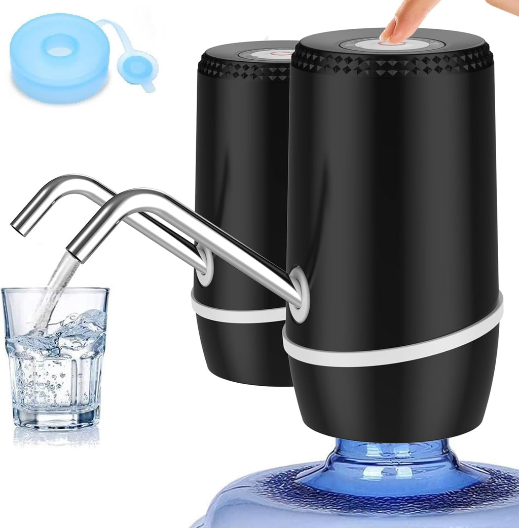 Myvision 2-Pack Electric Portable 5-Gallon Water Dispenser | Universal Pump for 3-5 Gallon Jugs