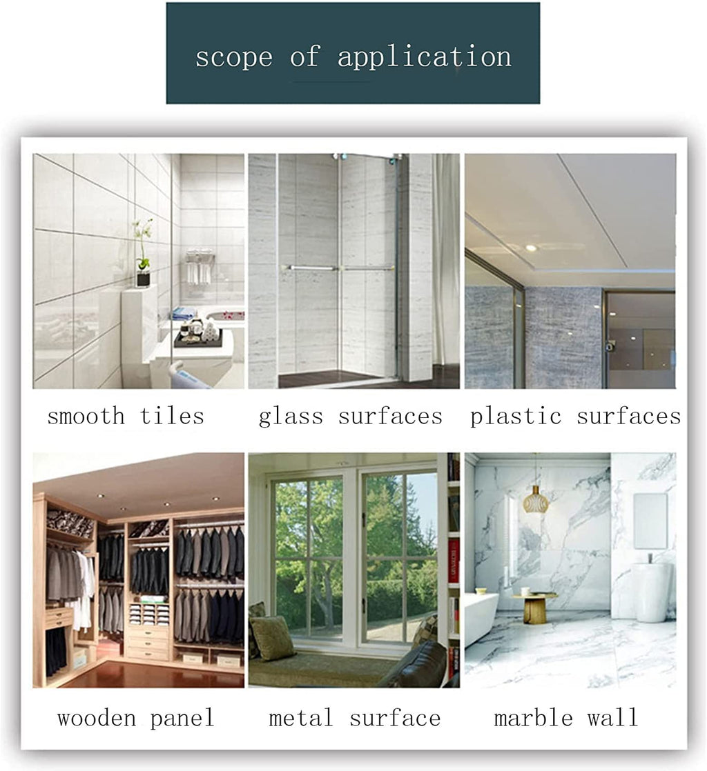 OEOEKHDJ Self-Adhesive Curtain Track (8FT) – No Drill, Damage-Free Installation