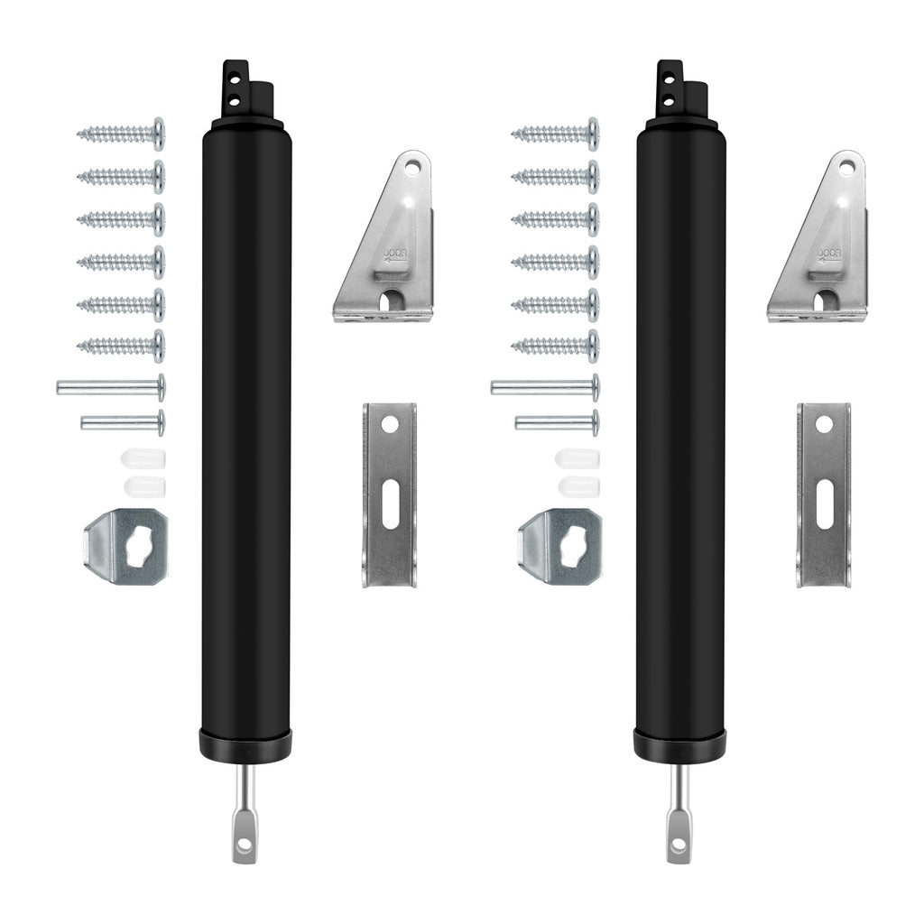 OXDFK 2-Pack Screen & Storm Door Closer Kit — Pneumatic, Adjustable, Black