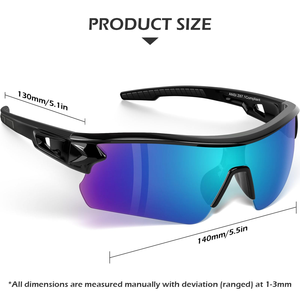 OXG 6 Pack Tinted Safety Glasses – ANSI Z87.1, UV400, Anti-Scratch Eyewear