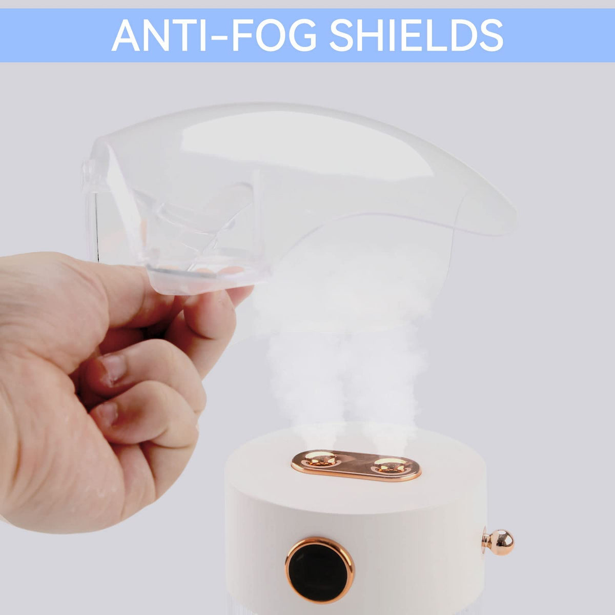 Piccircuit Face Shield with Glasses 4 Pack – Anti-Fog Full-Face Protection