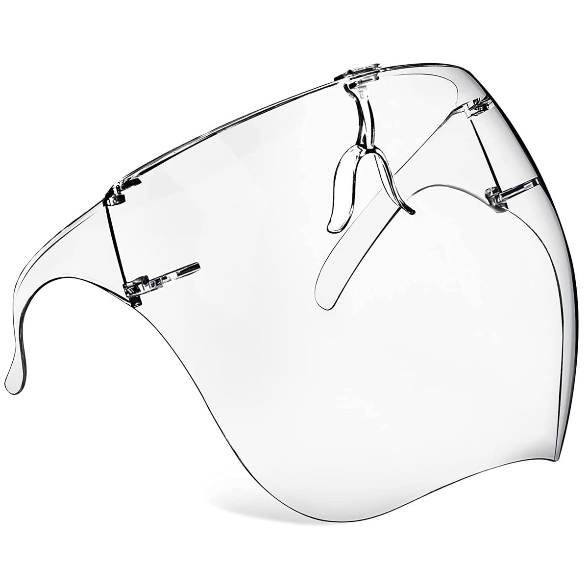 Piccircuit Face Shield with Glasses 4 Pack – Anti-Fog Full-Face Protection