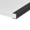 Protalwell Rubber Edge Trim – Self-Adhesive U-Channel Edge Protector for Cabinets & Drawers, 3/4 inch (19mm), 10 ft