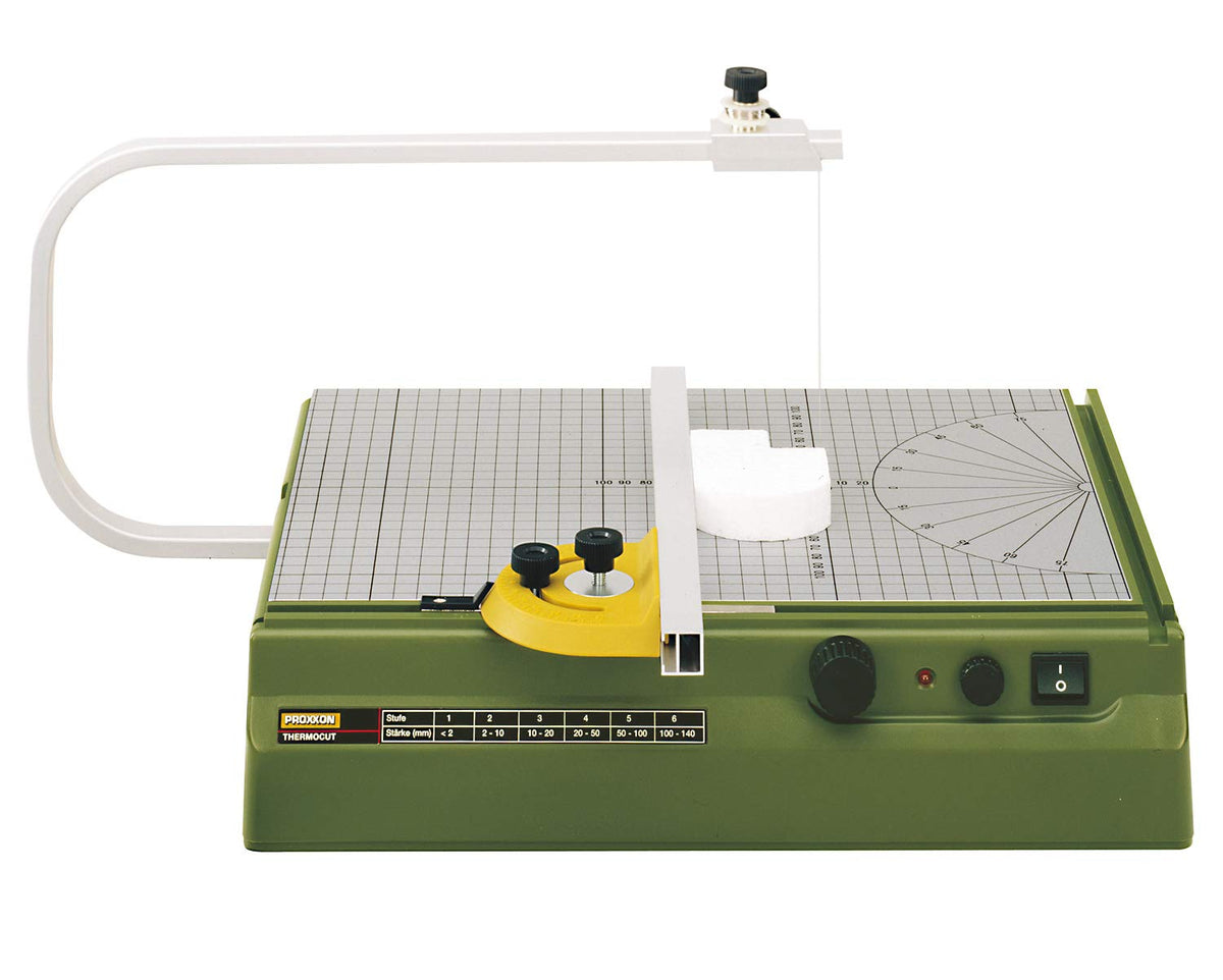 Proxxon Thermocut 115/E Auto-CAD Hot Wire Foam Cutter with Large Table | Precision Styrofoam Cutting 37080
