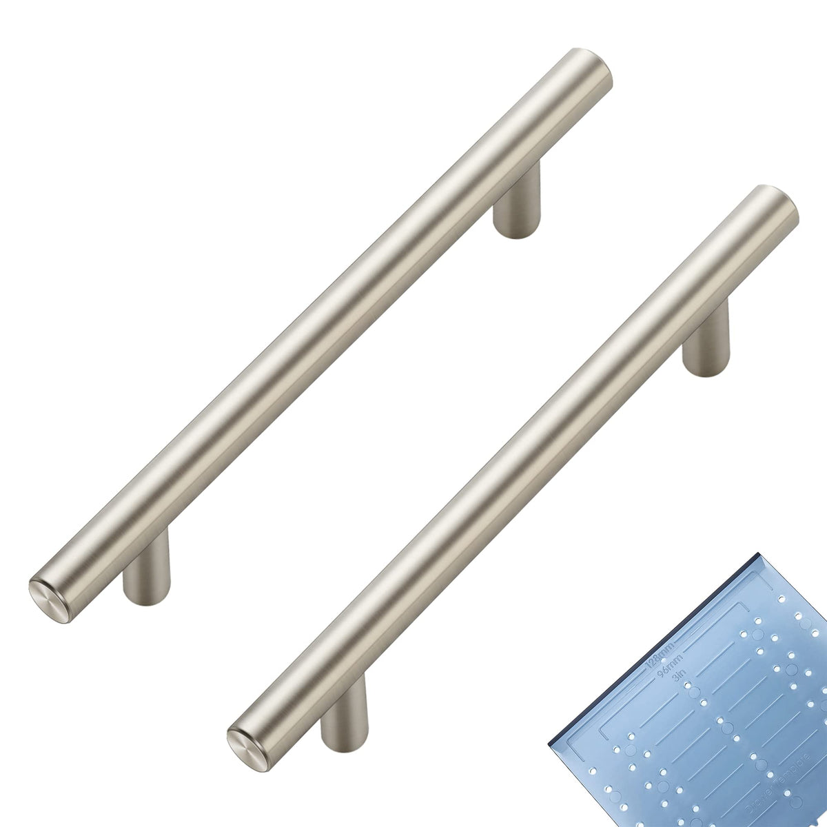 Ravinte 30 Pack | 7-3/8 in Brushed Nickel Cabinet Pulls with 5 in Center-to-Center