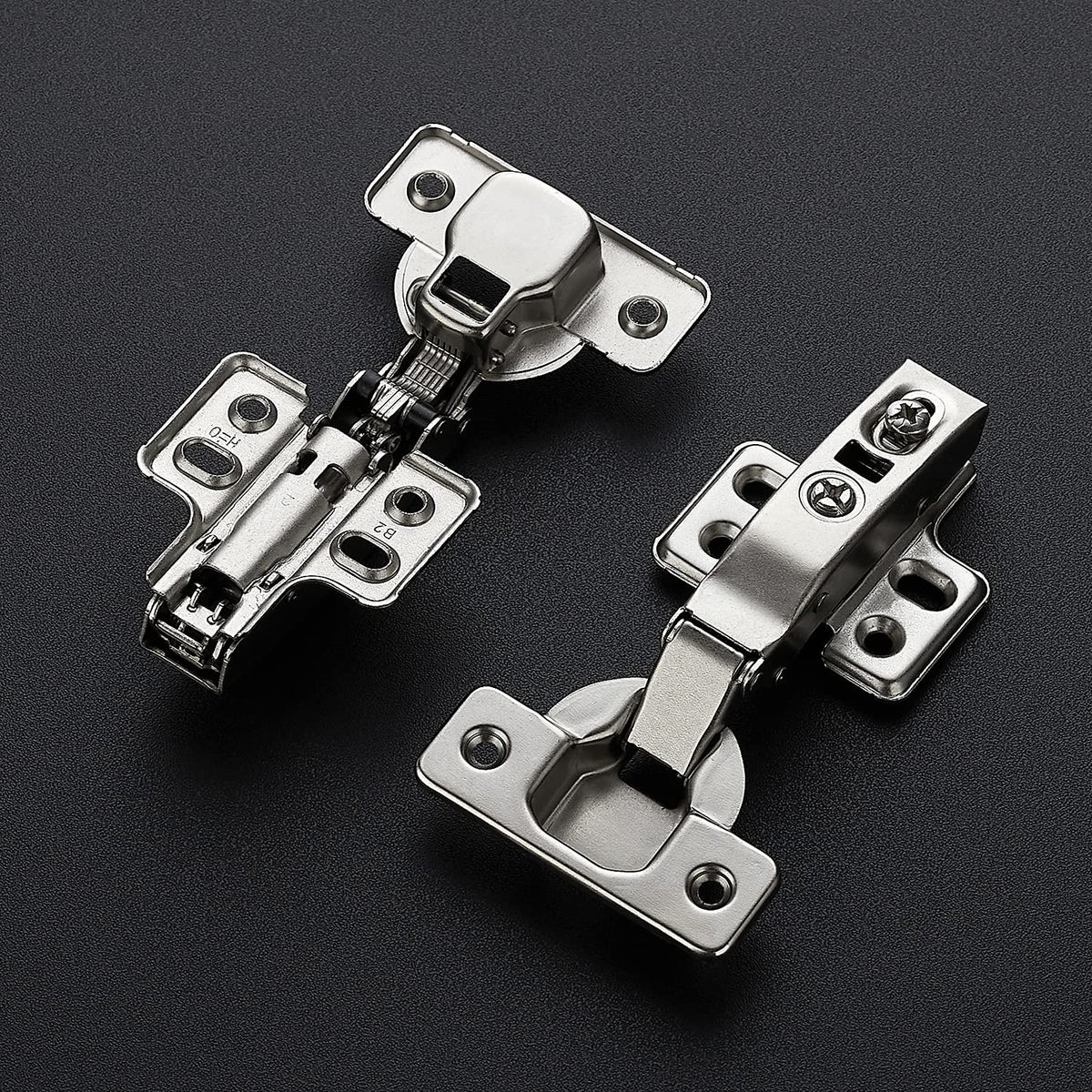 Ravinte 60-Pack European Cabinet Hinges – Soft-Close, Full Overlay Frameless