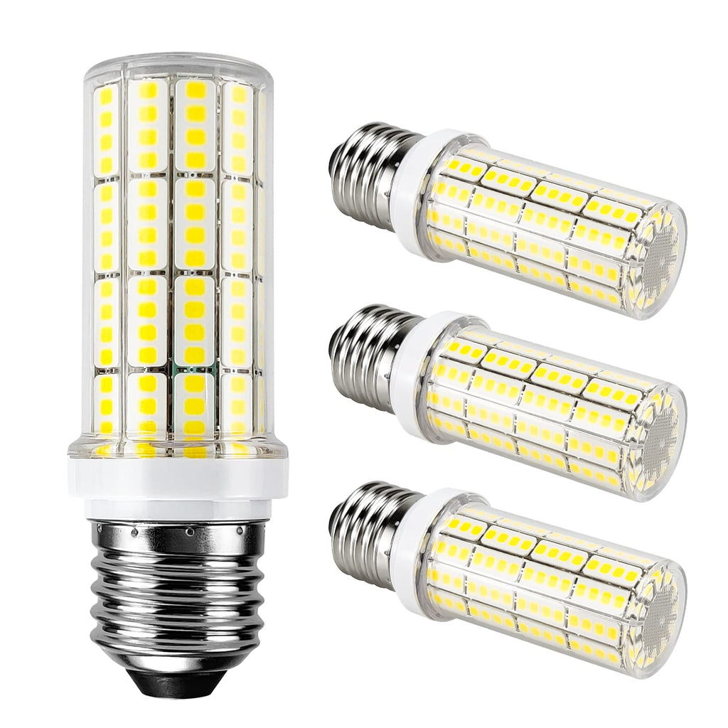 RIUVAO LED Corn Light Bulb 200W Equivalent, 2500 Lumen, 5000K Cool Daylight – Pack of 4