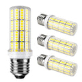 RIUVAO LED Corn Light Bulb 200W Equivalent, 2500 Lumen, 5000K Cool Daylight – Pack of 4