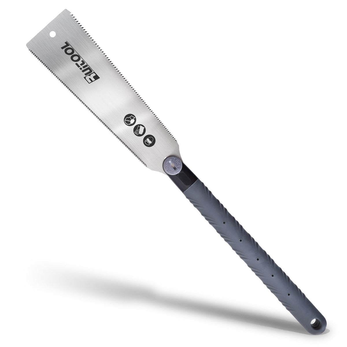 RUITOOL Japanese Pull Saw 10 Inch — Double-Edged SK5 Blade, 12-Inch Comfort Grip