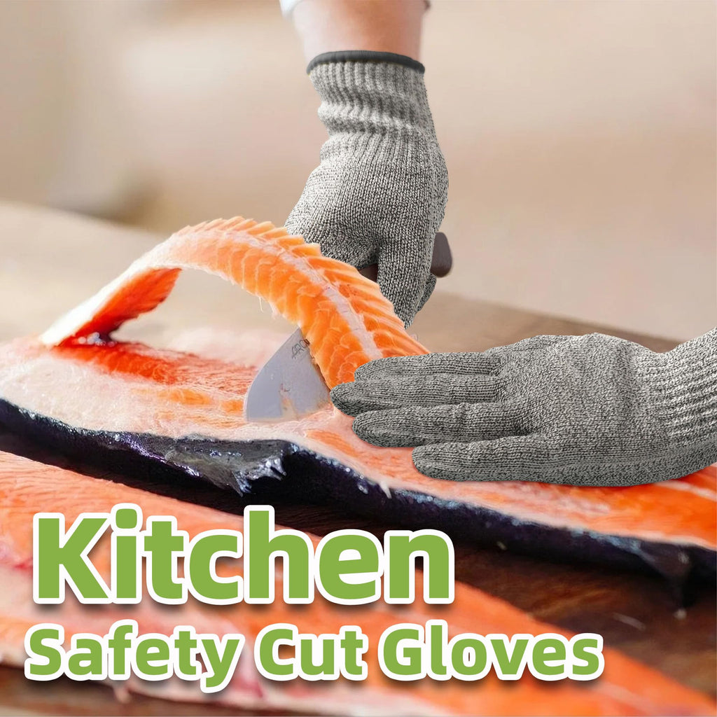 Schwer SlicePro ANSI A9 Cut Resistant Gloves – 2 Pairs, Large, Food Grade Kitchen Gloves
