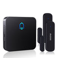 SECRUI Door Chime (2 Sensors) — Wireless Door Alarm, 500ft Range, 32 Ringtones