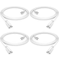 SHOPLED 4-Pack 6FT T5/T8 LED Tube Linkable Cable - Dual-Ended Connectors