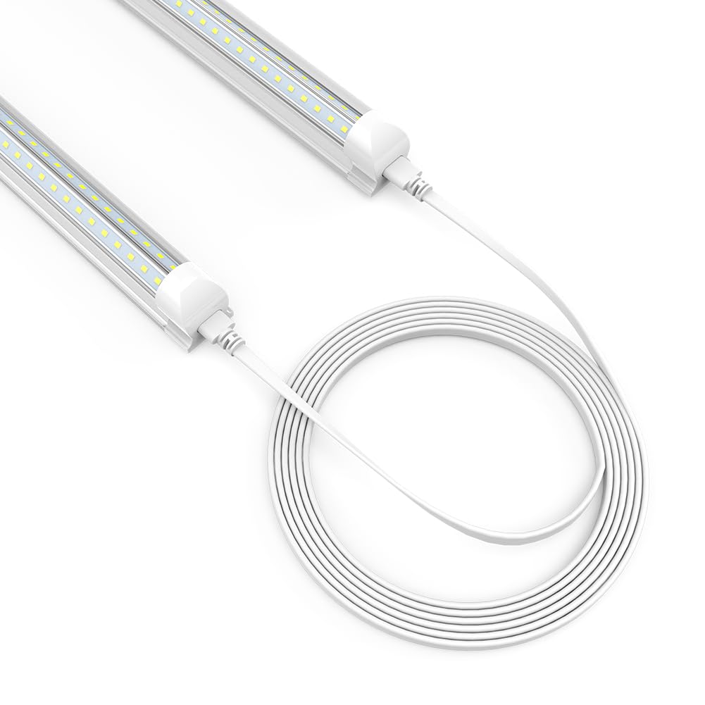 SHOPLED 4-Pack 6FT T5/T8 LED Tube Linkable Cable - Dual-Ended Connectors