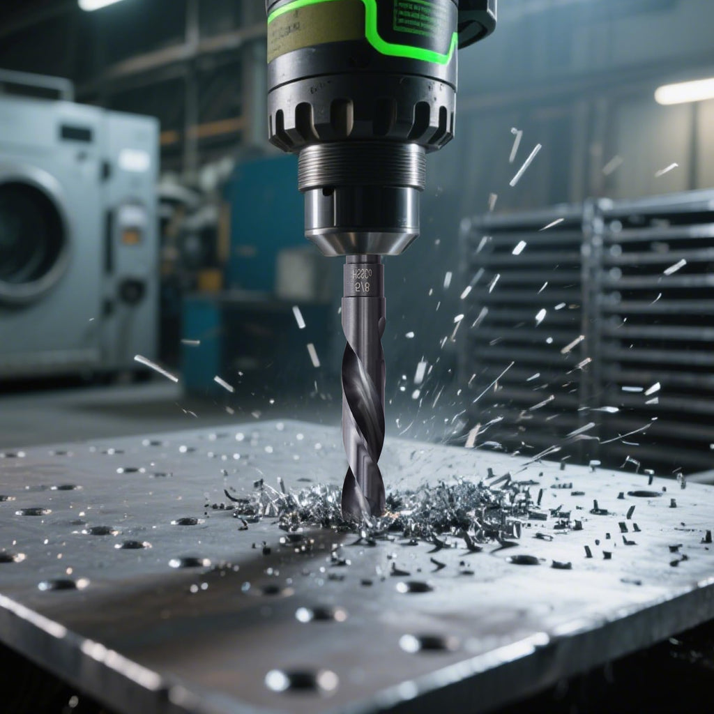 Sinyeenglon 5/8 Drill Bit for Metal & Hardened Steel – M35 Cobalt, 1/2 Shank, Industrial Grade