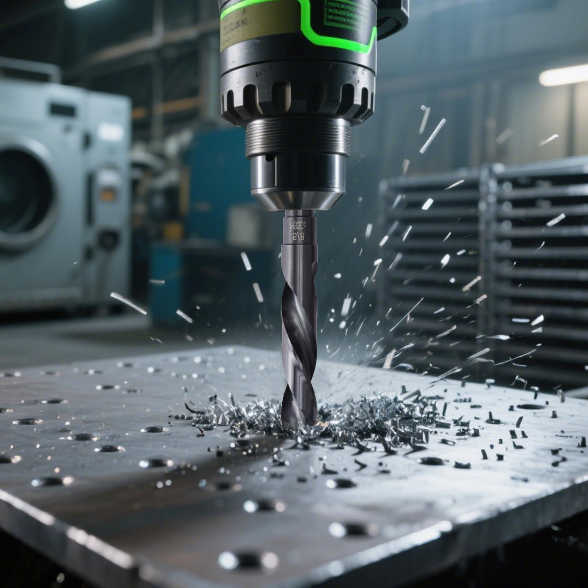 Sinyeenglon 5/8 Drill Bit for Metal & Hardened Steel – M35 Cobalt, 1/2 Shank, Industrial Grade