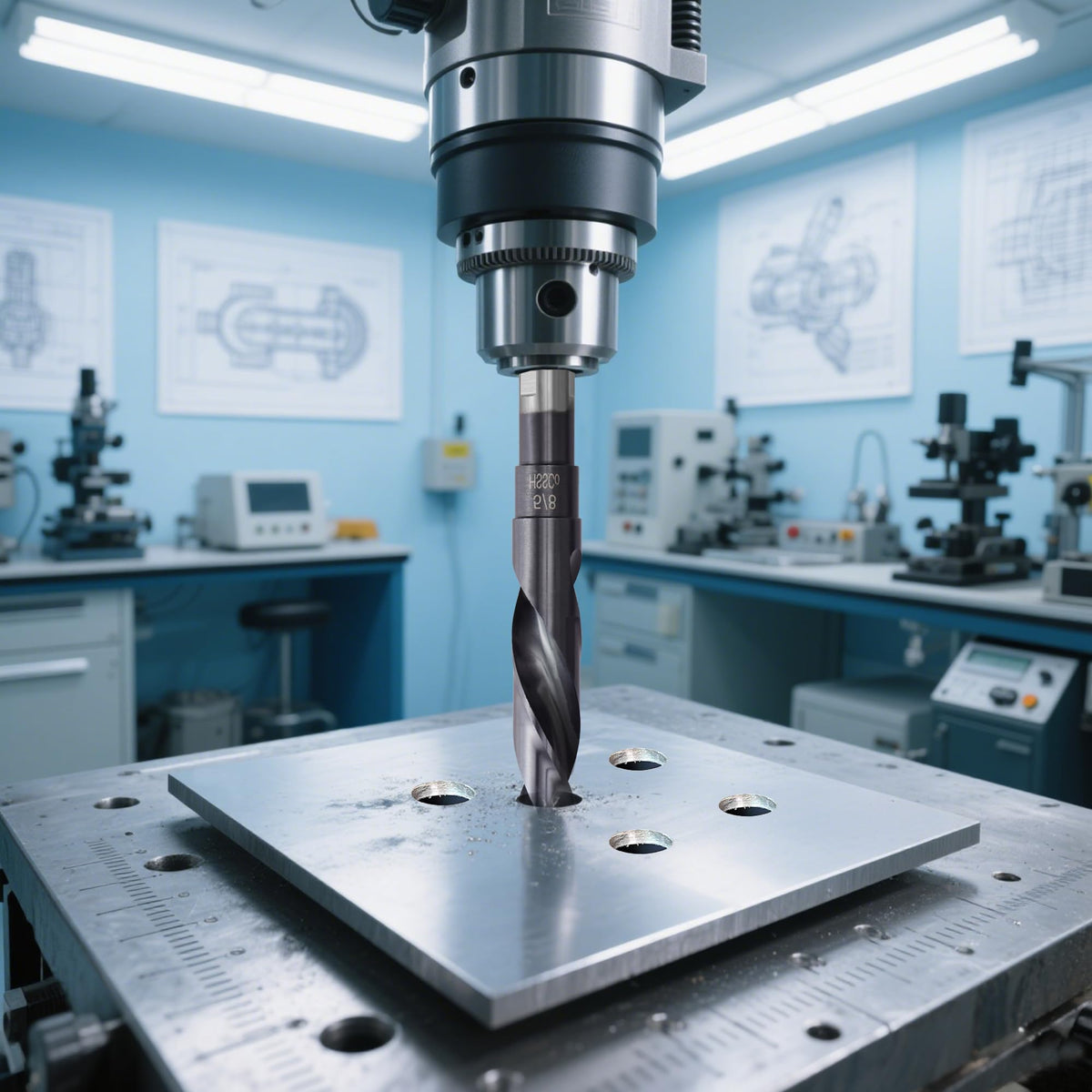 Sinyeenglon 5/8 Drill Bit for Metal & Hardened Steel – M35 Cobalt, 1/2 Shank, Industrial Grade