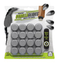 Slipstick GorillaGlides 1-Inch Chair Sliders – 16 Pack for Low-Pile Carpet & Hard Floors