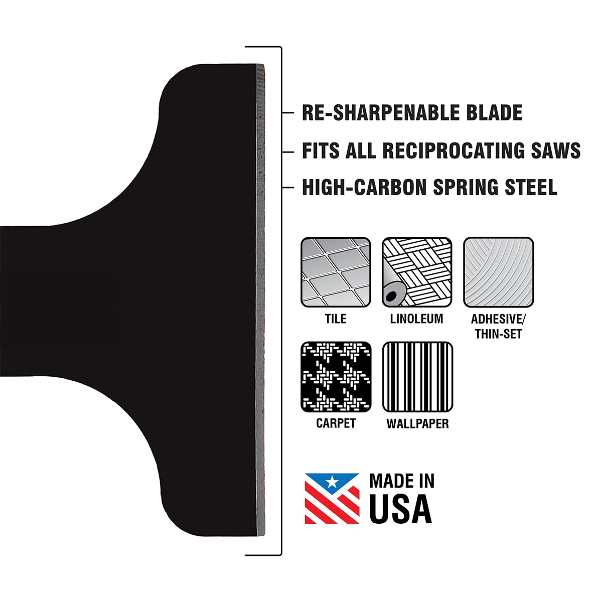 Spyder Scraper 00243 – 3-Piece Scraper Attachments for Reciprocating Saws (2, 4, 6 Inch) | Spyder