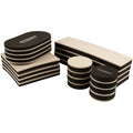 Super Sliders 20-Pack: Assorted Felt Furniture Sliders for Hard Surfaces – Beige
