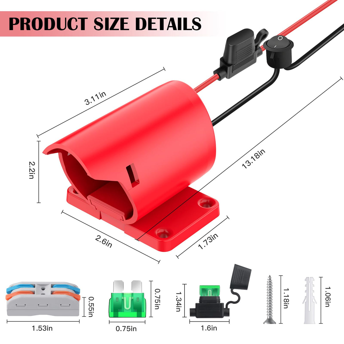 TANHEYIN 2-Pack 12V Battery Adapter for Milwaukee M12 | Power Tools & RC Toys