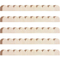 Threehoney 24-Pack Unfinished Scalloped Wood Trim — 15.75 x 1.57 in DIY Molding