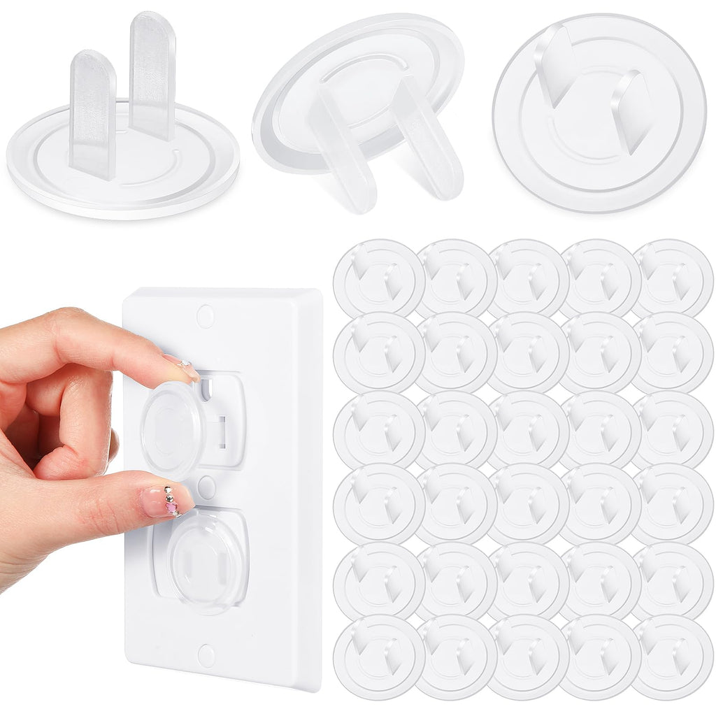 Thyle 200 Pcs Outlet Covers Bulk – Durable PVC, Easy Install, Kid-Safe Socket Covers for Home & Office