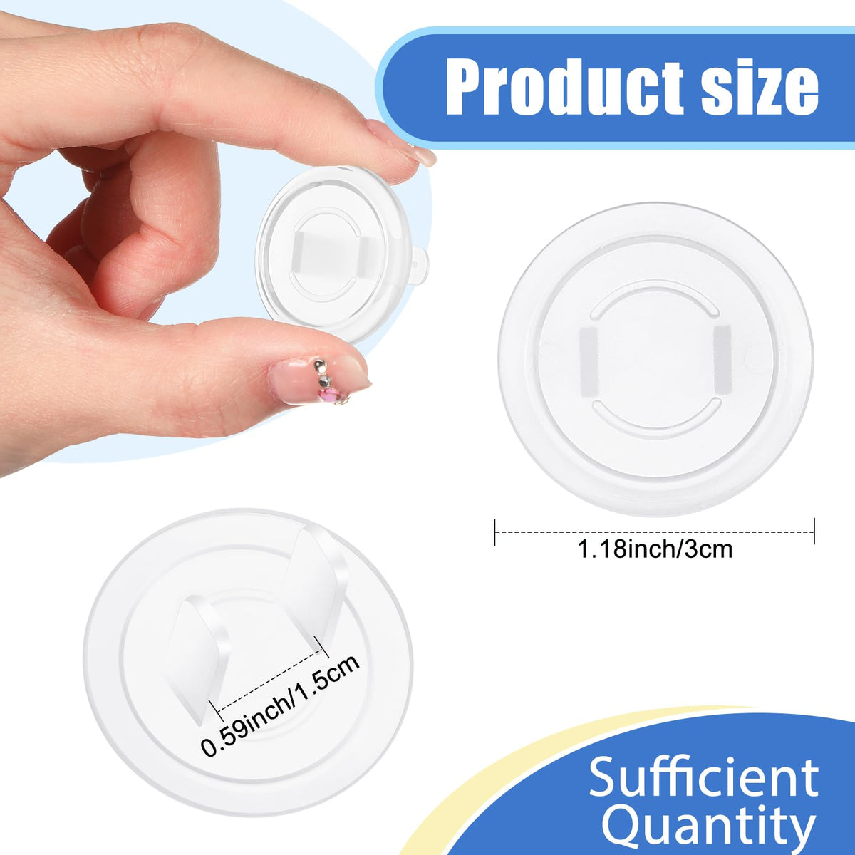 Thyle 200 Pcs Outlet Covers Bulk – Durable PVC, Easy Install, Kid-Safe Socket Covers for Home & Office