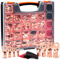 TKDMR Battery Cable Ends Kit — 264 Pcs, 132 AWG Lugs & 4:1 Heat Shrink Tubing