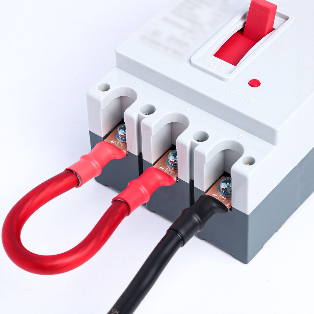TKDMR Battery Cable Ends Kit — 264 Pcs, 132 AWG Lugs & 4:1 Heat Shrink Tubing