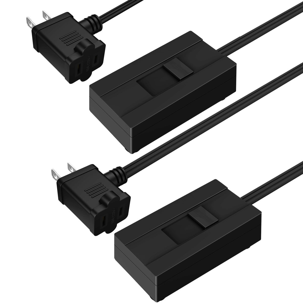TOPGREENER Table-Top Plug-In Dimmer – Slide Control, 360W Incandescent / 150W LED, 6ft Cord, 2-Pack